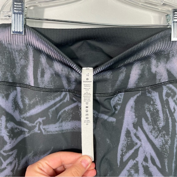 Lululemon Ebb to Street Tights in Stone Wash Graphite Gray High Rise Leggings 10 - Picture 3 of 5